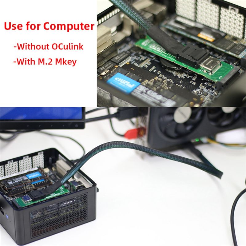 AY14 -M.2 MKEY To OCULINK Adap - External Gpu Dock Pcie 4.0 Oculink review and price