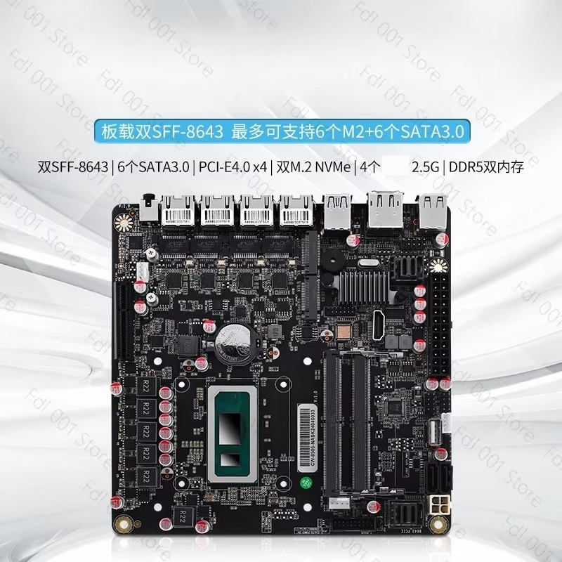 NAS Motherboard N5105 8505 N10 - Nas Motherboard N100 6 Sata review and price